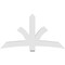 Ekena Millwork Davenport Architectural Grade PVC Gable Bracket, 72"W x 39"H x 4"D x 6"F, 13/12 Pitch GBP072X39X0406DAV00 - alternate 3